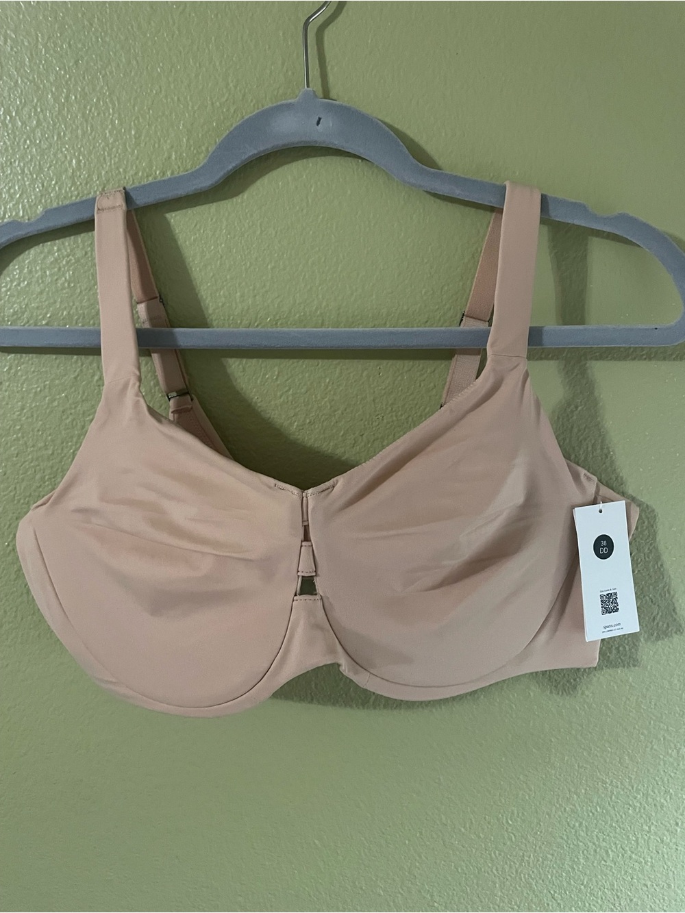 Spanx Low Profile Minimizer Bra 38DD Champagne Beige